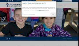 
							         Gifted and Talented Education (GATE) | Garden Grove Unified School ...								  
							    