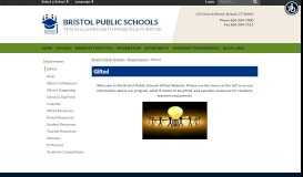 
							         Gifted - Bristol Public Schools								  
							    