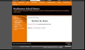
							         Gifted Education / Contact Mrs. Ross - Northeastern School District								  
							    