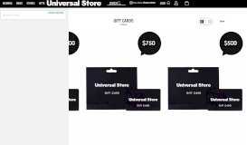 
							         Gifts Cards | Universal Store Online								  
							    