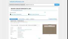 
							         gigatorrents.ws at WI. GigaTorrents :: Bejelentkezés								  
							    