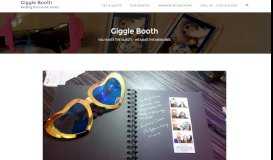 
							         Giggle Booth - Wedding Photo Booth Hire in England & Wales								  
							    