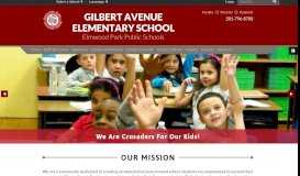 
							         Gilbert Avenue Elementary School - Elmwood Park Public Schools								  
							    