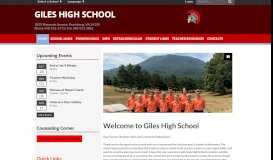 
							         Giles High School: Home								  
							    