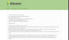 
							         Gileston Planning - Gileston								  
							    