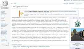 
							         Gillingham School - Wikipedia								  
							    