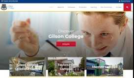 
							         Gilson College - Excellence in Christian Education in Taylors Hill and ...								  
							    