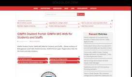 
							         GIMPA Student Portal: GIMPA MIS Web for Students and ...								  
							    