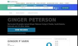 
							         Ginger Peterson: Address + Phone Number for 96 People (Records ...								  
							    