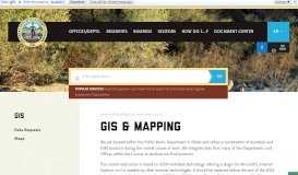
							         GIS and Mapping - Gila County								  
							    
