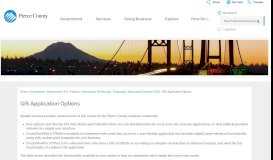 
							         GIS Application Options | Pierce County, WA - Official Website								  
							    
