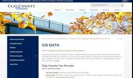 
							         GIS Data | Clay County, MN - Official Website								  
							    