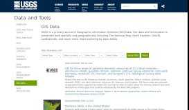 
							         GIS Data - Data and Tools - USGS								  
							    