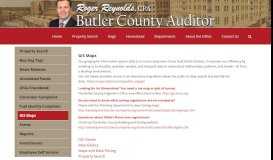 
							         GIS Maps - Butler County Auditor								  
							    
