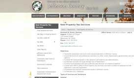 
							         GIS Maps & Property Search - Welcome to Jefferson County, New York								  
							    