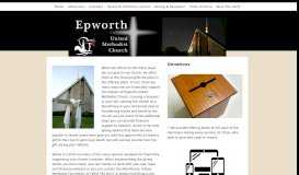 
							         Giving & Payments - Epworth United Methodist Church, Cockeysville								  
							    