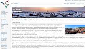 
							         Gjakova – Travel guide at Wikivoyage								  
							    