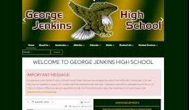 
							         GJHS | George Jenkins High School Website								  
							    