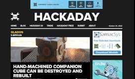 
							         glados | Hackaday								  
							    