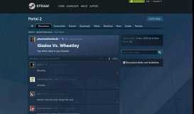 
							         Glados Vs. Wheatley :: Portal 2 General Discussions - Steam Community								  
							    
