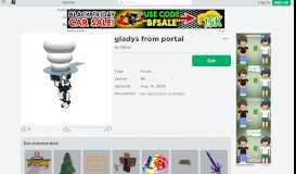 
							         gladys from portal - Roblox								  
							    