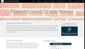 
							         Glastonbury Public Schools - PowerSchool Grade Portal								  
							    
