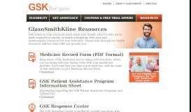 
							         GlaxoSmithKline Resources | GSKForYou								  
							    