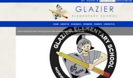 
							         Glazier Elementary School								  
							    