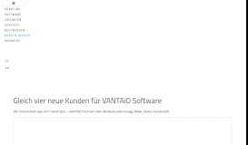 
							         Gleich vier neue Kunden für VANTAiO Software								  
							    