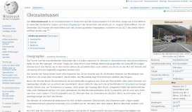 
							         Gleinalmtunnel – Wikipedia								  
							    