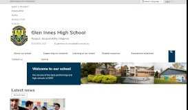 
							         Glen Innes High School: Home								  
							    
