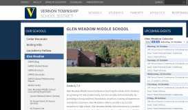 
							         Glen Meadow Middle School - Vernon Township School District								  
							    
