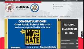 
							         Glen Rock High School: Home								  
							    