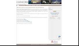 
							         Glencore Coal Assets Australia Pty Ltd - - TenderLink								  
							    
