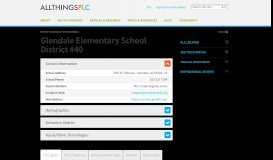 
							         Glendale Elementary School District #40 - See the Evidence | All ...								  
							    
