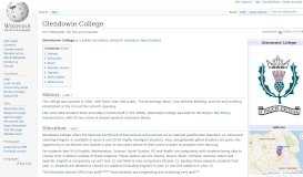 
							         Glendowie College - Wikipedia								  
							    