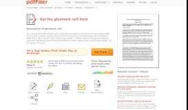 
							         Glenmark Self - Fill Online, Printable, Fillable, Blank | PDFfiller								  
							    
