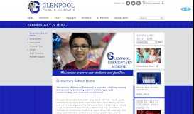 
							         Glenpool Public Schools - Elementary School Home								  
							    