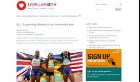 
							         GLL- Supporting athletes in your community now | Love Lambeth								  
							    