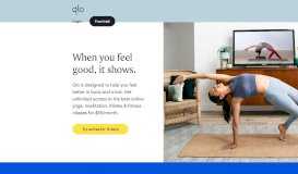 
							         Glo | Unlimited access to yoga, meditation, and Pilates classes								  
							    
