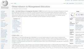 
							         Global Alliance in Management Education - Wikipedia								  
							    