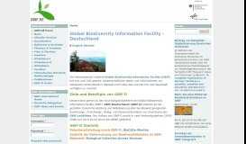 
							         Global Biodiversity Information Facility - Deutschland | Gbif-Deutschland								  
							    