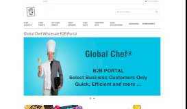 
							         Global Chef Uniforms B2B Portal Home Page - Global Chef Pty Ltd								  
							    