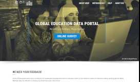 
							         Global Education Data Portal: Home								  
							    