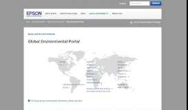 
							         Global Environmental Portal - Epson and the Environment - Epson								  
							    