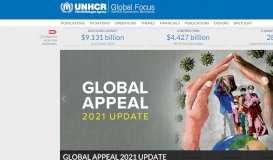 
							         Global Focus - UNHCR								  
							    