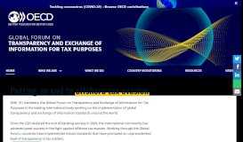 
							         Global Forum on Transparency and Exchange of ... - OECD.org								  
							    