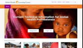 
							         Global Health eLearning Center: Home								  
							    