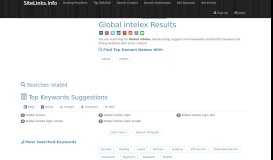 
							         Global intelex Results For Websites Listing - SiteLinks.Info								  
							    