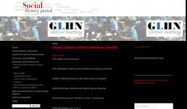 
							         Global Labour History Network (GLHN) | Social History Portal								  
							    